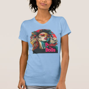 Schutz der weiblichen Dollars und der Menschenrech T-Shirt