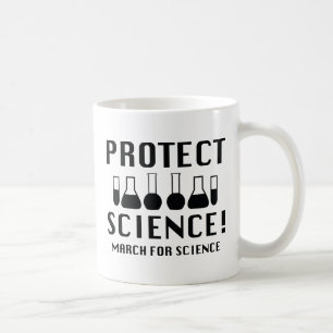 Schutz der Wissenschaft Kaffeetasse