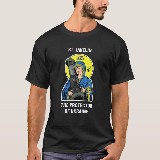 Schutz des Hl.-Javelin in der Ukraine Unterstützun T-Shirt (Vorderseite)