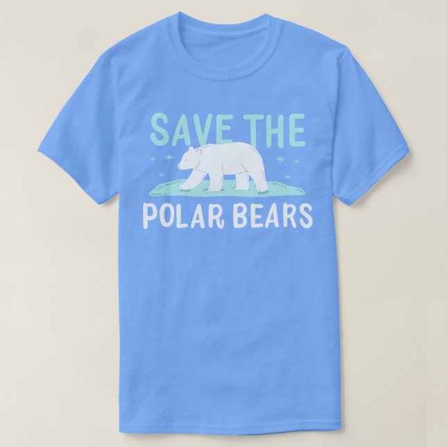 Schutz des Polarbärs T-Shirt (Design vorne)