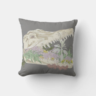 Schutz des Schädels und der Blume Kissen