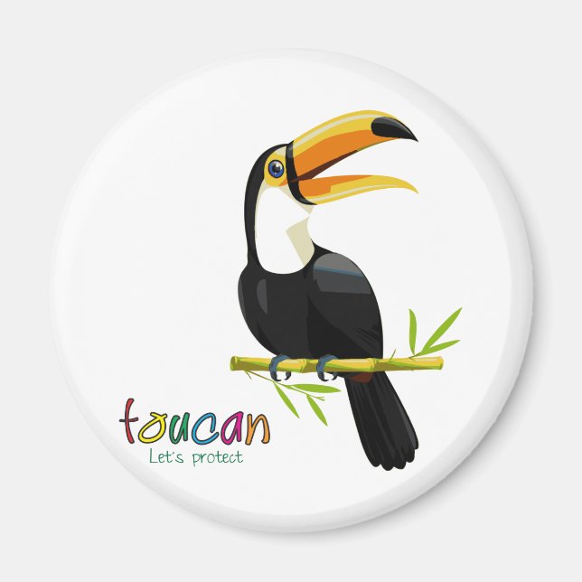 Schutz des Toucan Magnet (Vorne)