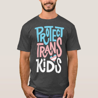 Schutz des Trans Kids LGBT-Stolzes T-Shirt
