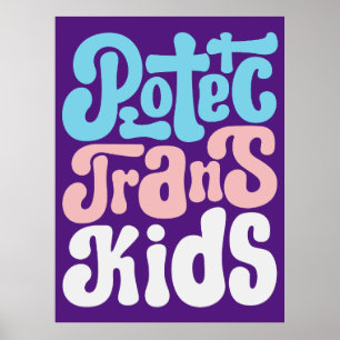 Schutz des Trans Kids Poster