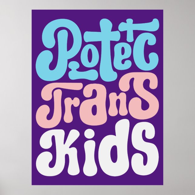 Schutz des Trans Kids Poster (Vorne)
