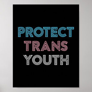 Schutz des Trans Youth Transgender LGBT Prix Poster