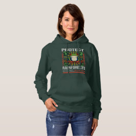 Schutz des Umweltbewusstseins der Regenwälder Hoodie