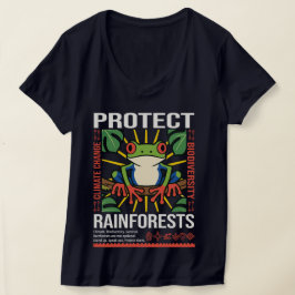 Schutz des Umweltbewusstseins der Regenwälder T-Shirt