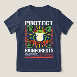 Schutz des Umweltbewusstseins der Regenwälder Tri-Blend Shirt