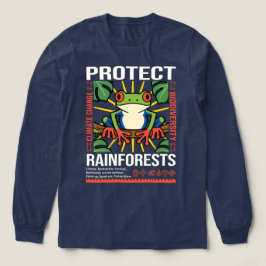 Schutz des Umweltbewusstseins der Regenwälder Tri-Blend Shirt