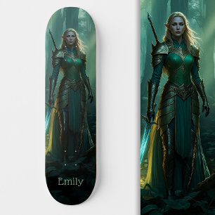 Schutz-Elfe des verzauberten Reiches Skateboard