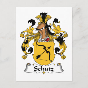 Schutz-Familienwappen Postkarte