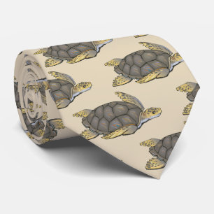 Schutz gefährdeter Meeresschildkröten Krawatte