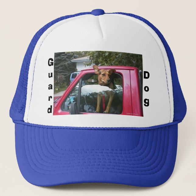 Schutz-Hund! Hut Truckerkappe (Vorderseite)