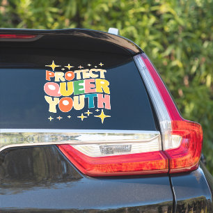 Schutz Queer Jugendschutz Trans Kids LGBTQ Aufkleber
