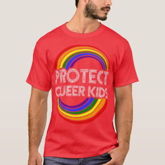 Schutz Queer Kinder LGBT Pride Lgbtq Monat Eq T-Shirt