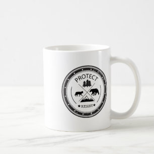 Schutz - Schutz von Nationalparks und Waldservice Kaffeetasse