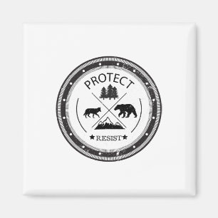 Schutz - Schutz von Nationalparks und Waldservice Magnet