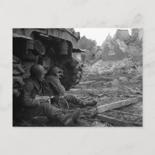 Schutz und Ansammlung Irgendwo in Frankreich Postkarte