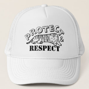 Schutz und Respekt vor Wildtieren Tiger Truckerkappe