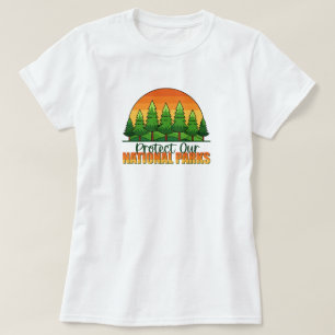 Schutz unserer nationalen Parkunterstützung T-Shirt
