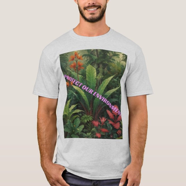 Schutz unserer Umwelt T-Shirt (Vorderseite)