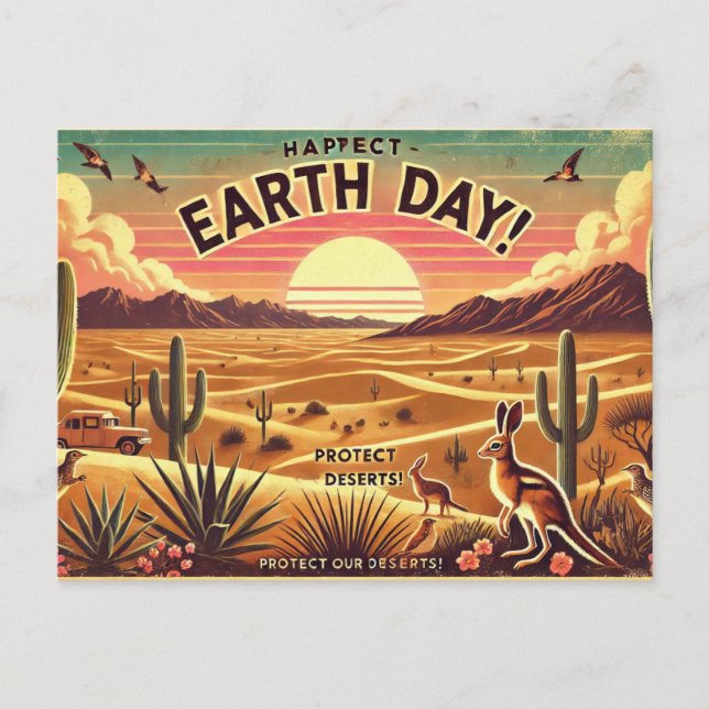 Schutz unserer Wüsten Postkarte (Vorderseite)