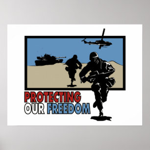 Schutz unseres Freedom Poster