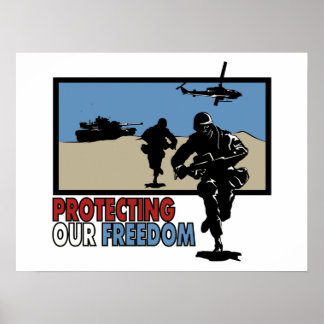 Schutz unseres Freedom Poster