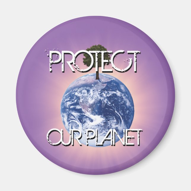 Schutz unseres Planeten Magnet (Vorne)