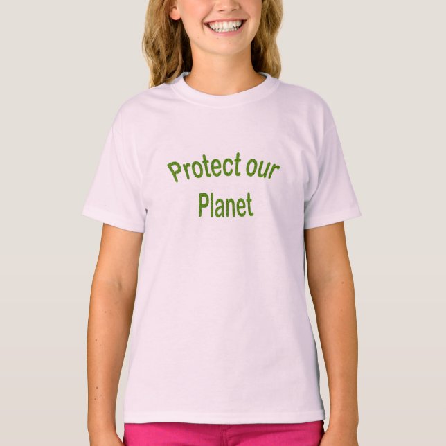 Schutz unseres Planeten T-Shirt (Vorderseite)