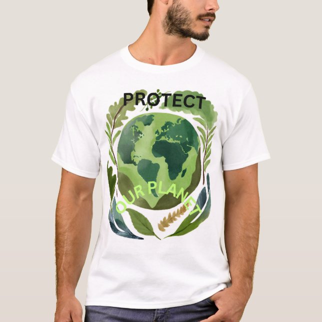 Schutz unseres Planeten T-Shirt (Vorderseite)