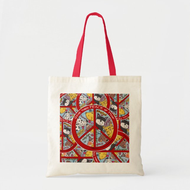 Schutz von friedenssynchrone Tieren Tragetasche (Vorne)