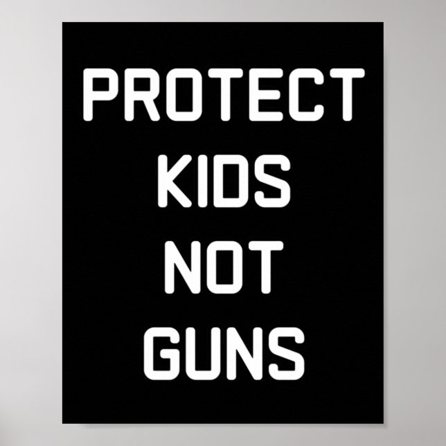 Schutz von Kindern ohne Kanonen Poster (Vorne)