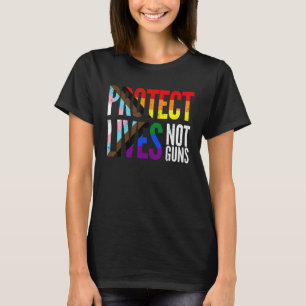 Schutz von Leben ohne Waffen, Regenbogenentwicklun T-Shirt