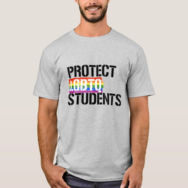 Schutz von LGBTQ-Schülern T-Shirt (Vorderseite)
