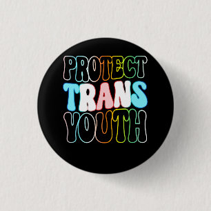 Schutz von Trans-Jugendkindern, die LGBT LGBTQ tra Button