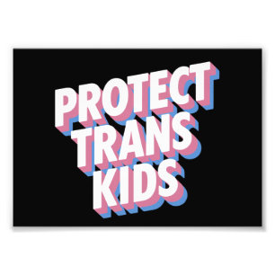 Schutz von Trans Kids LGBTI+ Rights Prith Monatsst Fotodruck