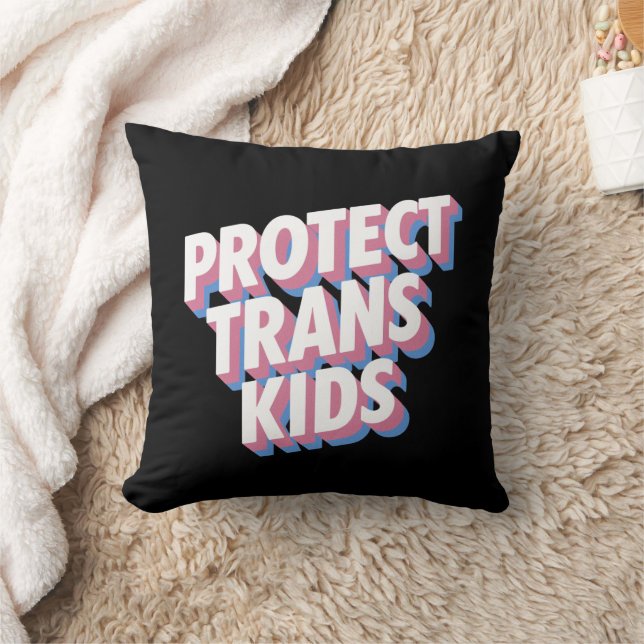 Schutz von Trans Kids LGBTI+ Rights Prith Monatsst Kissen (Decke)