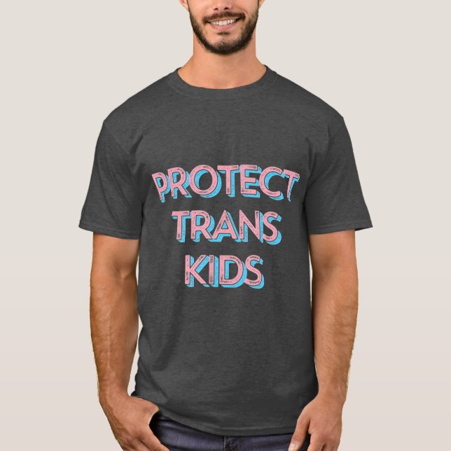 Schutz von Trans Kids T Transgender LGBT Prix T-Shirt (Vorderseite)