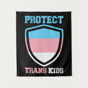 Schutz von Trans Kids Wandteppich