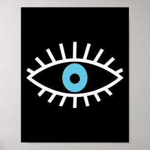Schutz vor dem Bösen Blick Spirituelle Ästhetische Poster