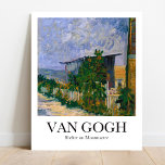 Schutz vor Montmartre durch Vincent Van Gogh Poster<br><div class="desc">Dieses Plakat zeigt eine hochwertige Reproduktion von Vincent van Goghs Landschaftsmalerei aus dem Jahr 1886 mit dem Titel Shelter auf Montmartre. Das Gemälde zeigt den Blick auf einen Holzschuppen auf einem Hügel in Montmartre, wo Van Gogh zusammen mit seinem Bruder Theo in Paris lebte. Das Bild zeigt auch eine Pflanze...</div>