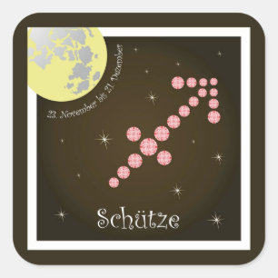 Schütze 23. November bis 21. Dezember Aufkleber