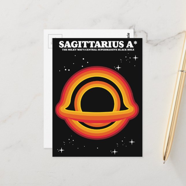 Schütze A* Postkarte (Vorderseite/Rückseite Beispiel)