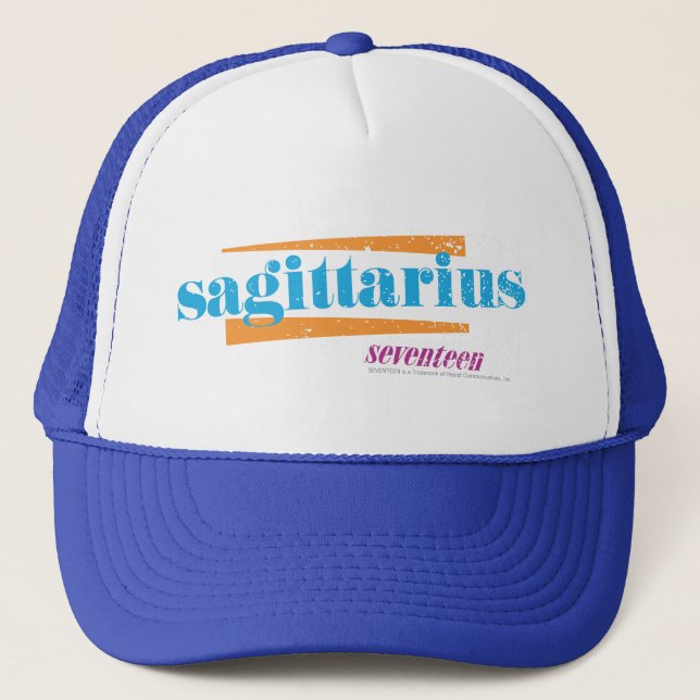 Schütze-Aqua Truckerkappe (Vorderseite)