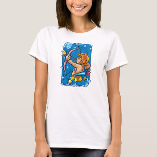 Schütze Archer am Nachthimmel T-Shirt