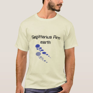 Schütze-Arm-Erdmandela-Effekt-T-Shirt T-Shirt