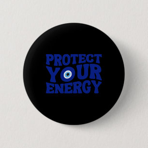 Schütze deine Energie Böser Blick Spirituell Posit Button