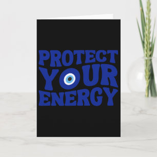 Schütze deine Energie Böser Blick Spirituell Posit Karte